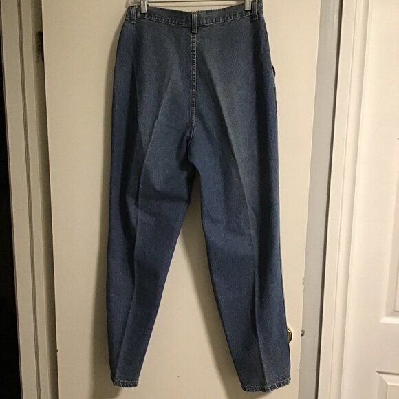 VINTAGE 19th Avenue High Waisted Pleated Front Jeans Size 12 - Picture 7 of 11